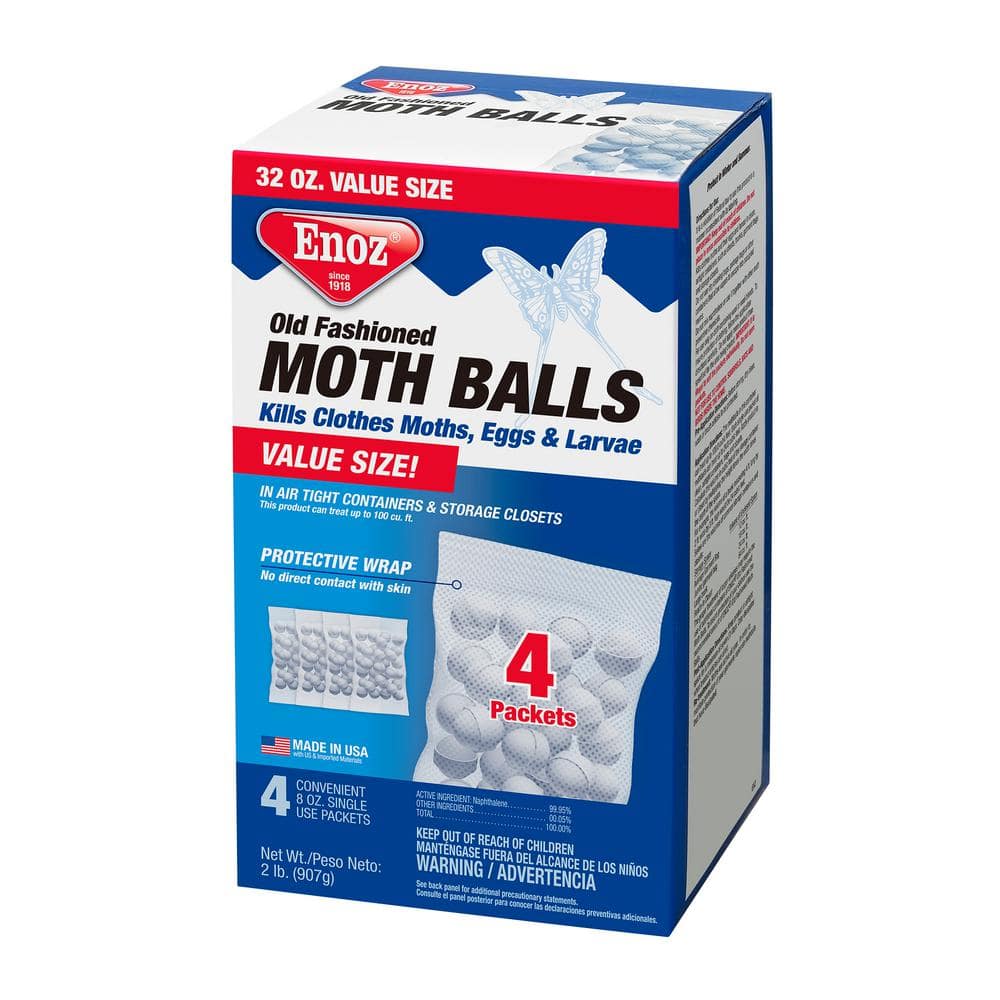 32 oz. Naphthalene Moth Control Balls (1-Box) - Hercitys