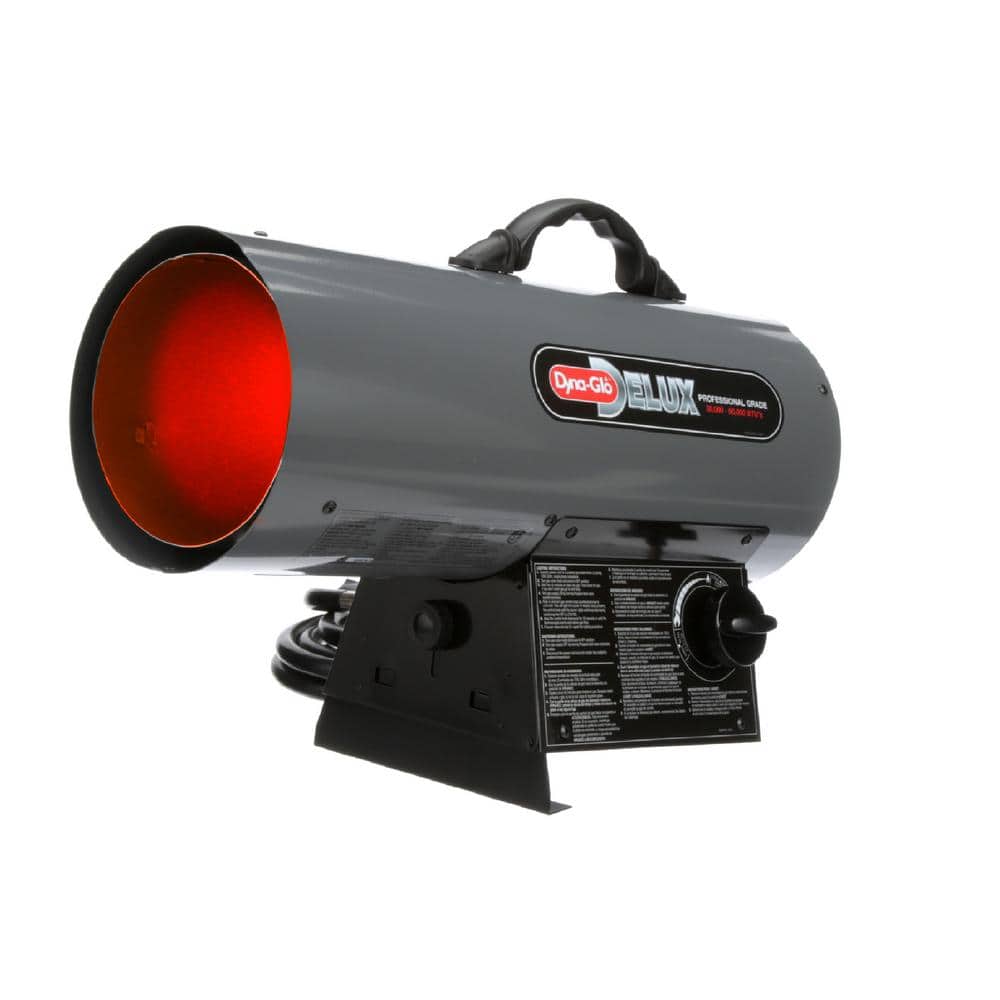 30K-60K BTU LP Forced Air Propane Portable Heater - Hercitys