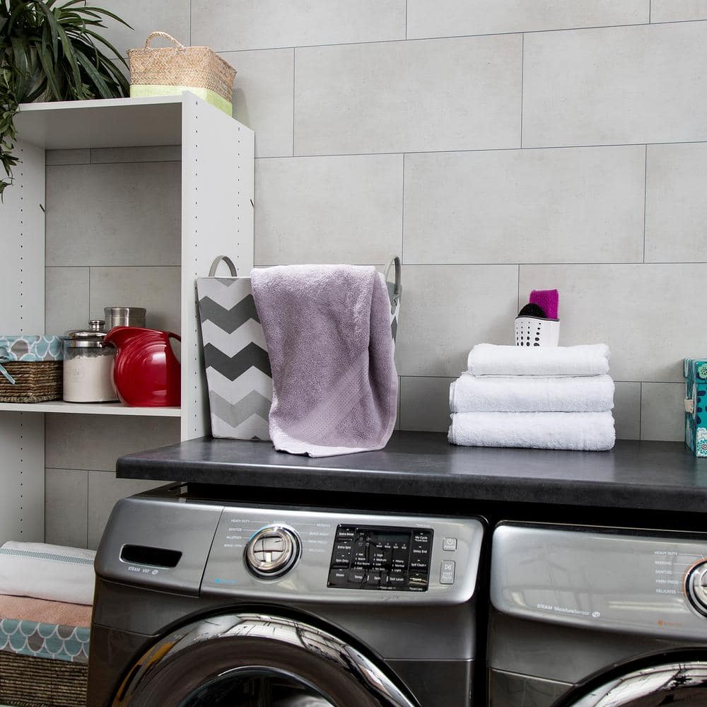 23.23 in. L x 11.1 in. W Wintry Mix No Grout Vinyl Wall Tile (17.9 sq. ft./case) - Hercitys