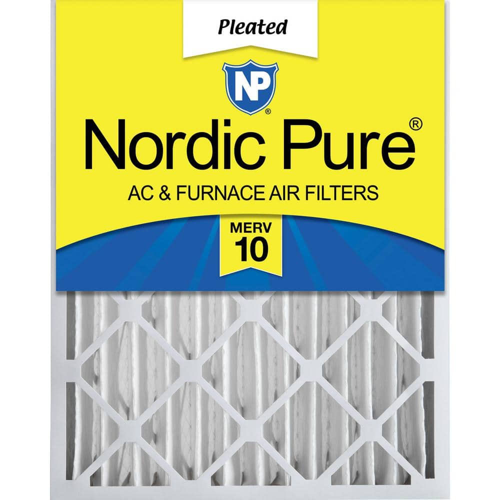 18 in. x 24 in. x 4 in. Dust & Pollen Pleated MERV 10 Air Filter (1-Pack) - Hercitys