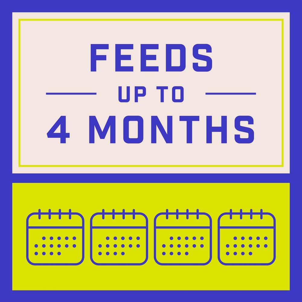 14.4 lbs. 4,000 sq. ft. Full Season Weed and Feed Lawn Fertilizer Granules Plus Crabgrass Control 25-0-8 - Hercitys