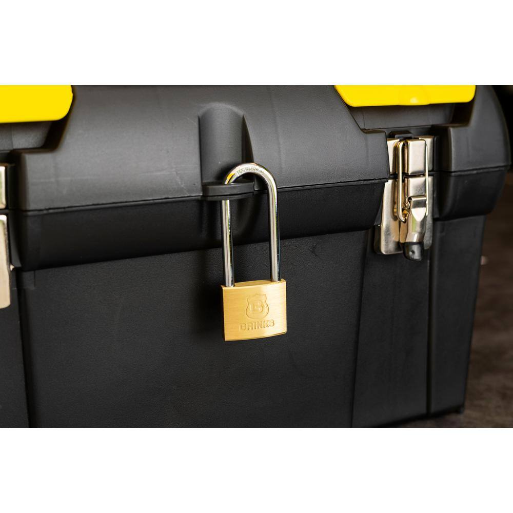 1-9/16 in. (40 mm) Solid Brass Keyed Lock with 2 in. Shackle (4-Pack) - Hercitys