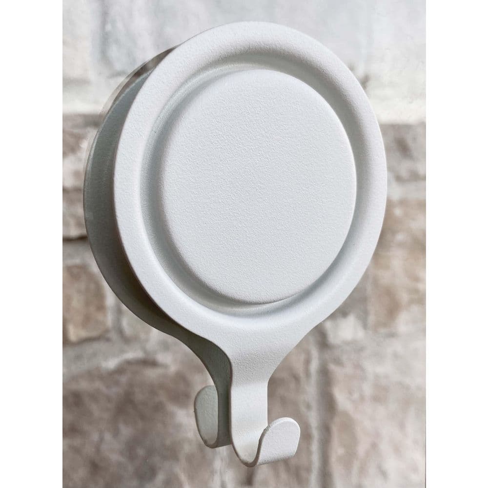 4.7 in. Artificial White Attract Pinch-Free Magnetic Wreath Hanger (2-Pack) - Hercitys