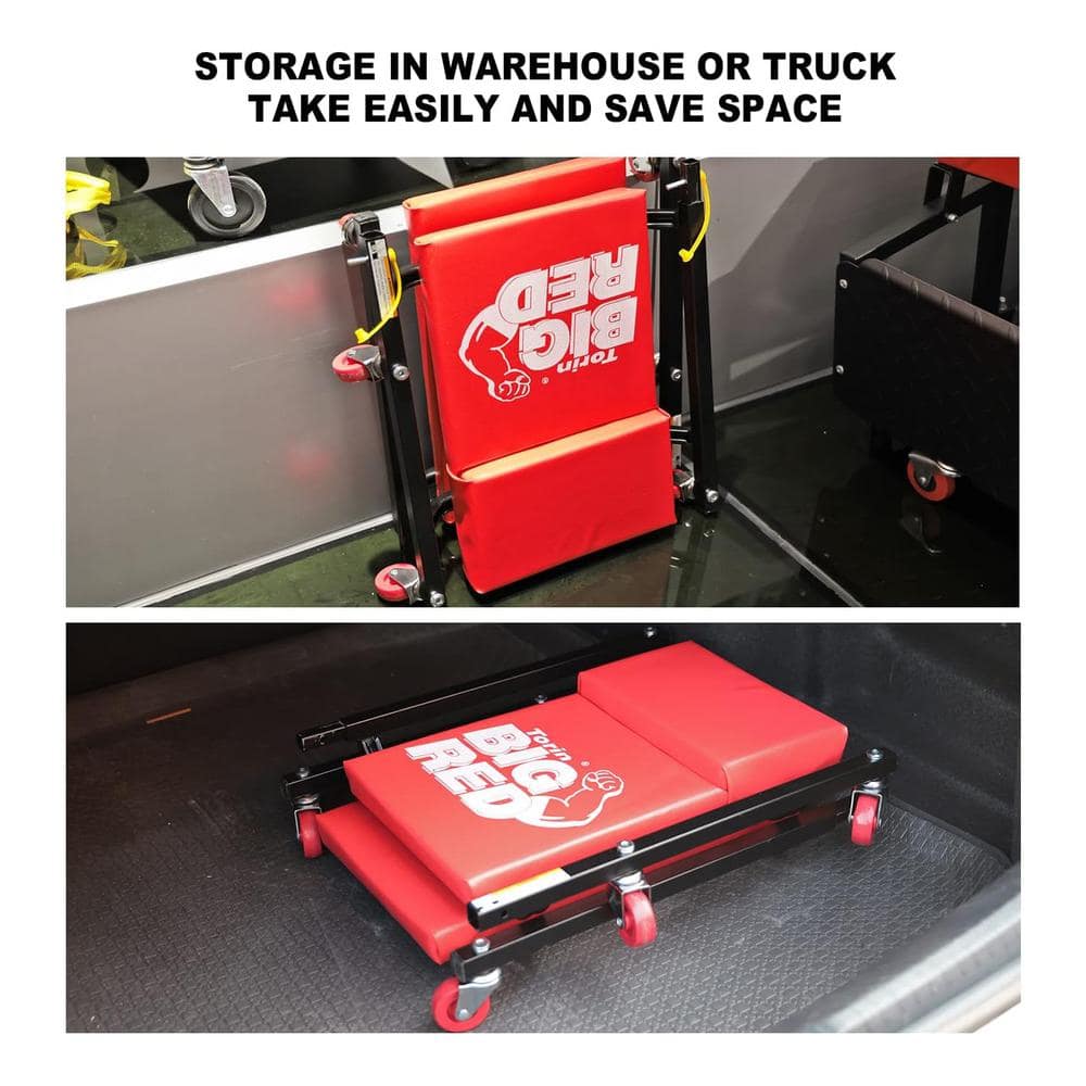 250 lbs. 36 in. Detachable Rolling Mechanic Creeper - Hercitys