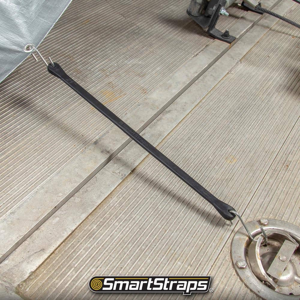 21 in. EPDM Rubber Tarp Straps – 4 pack - Hercitys