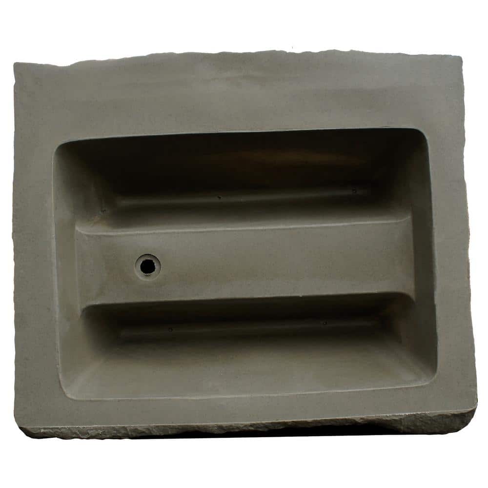 13 in. x 42 in. x 34 in. Sandstone Polyethylene Extra Large Landscape Rock - Hercitys