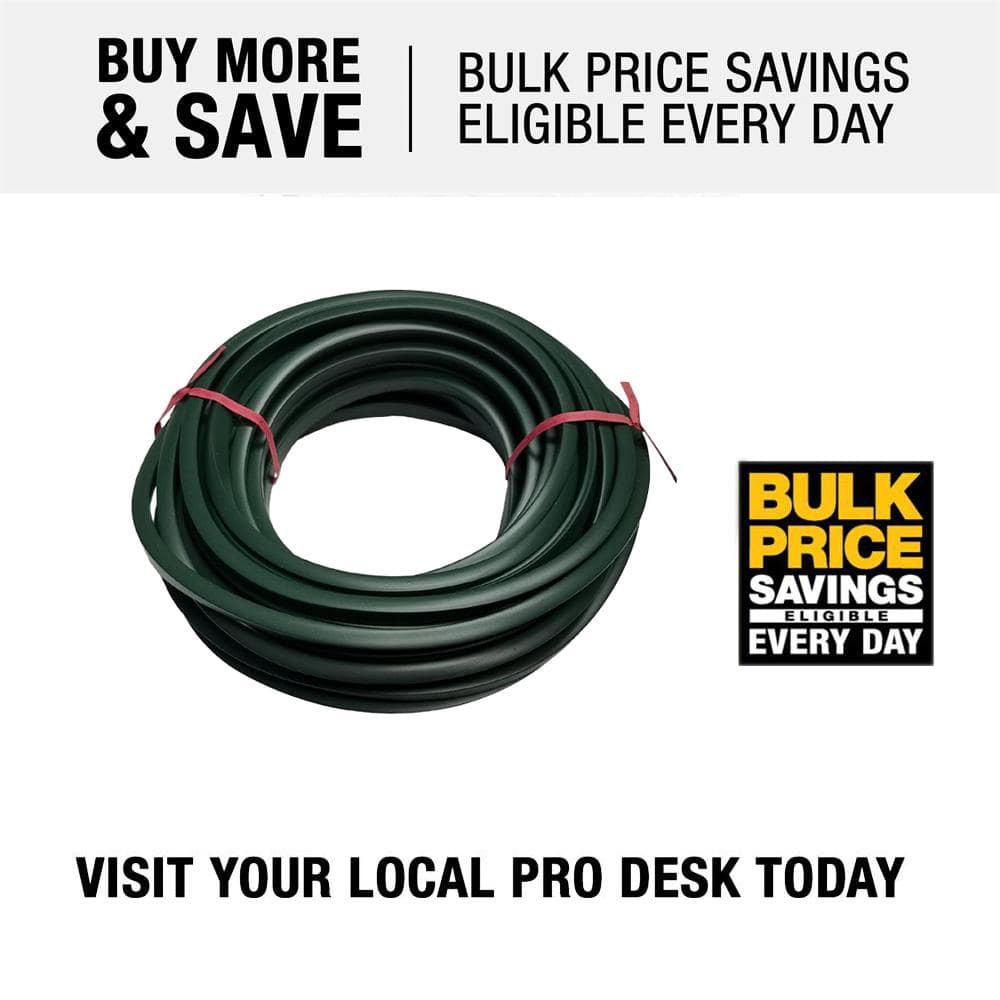 25 ft. Green Vinyl Trim Cap Edging - Hercitys