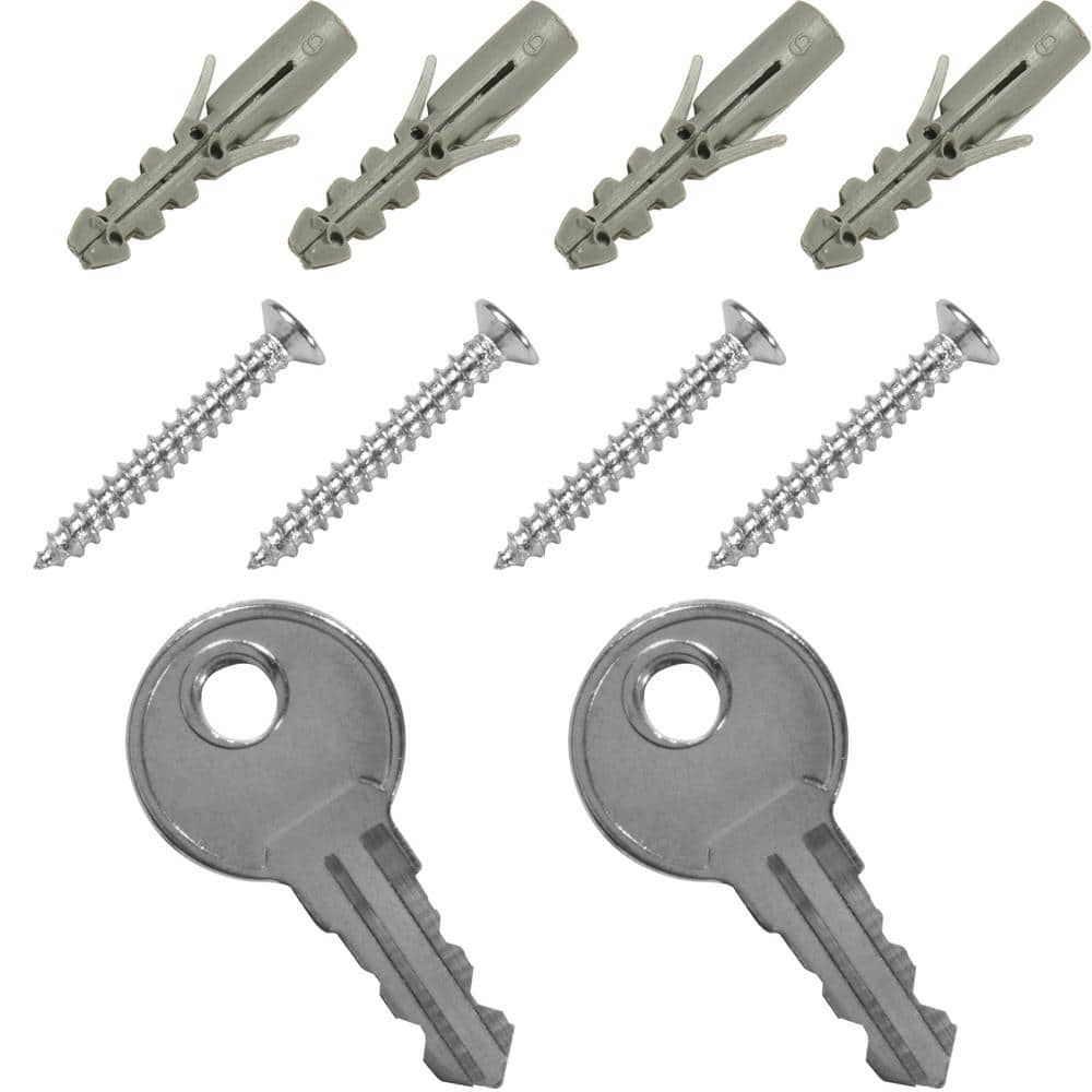 100 Keys Adjustable in Wall Key Lock Box, Grey - Hercitys