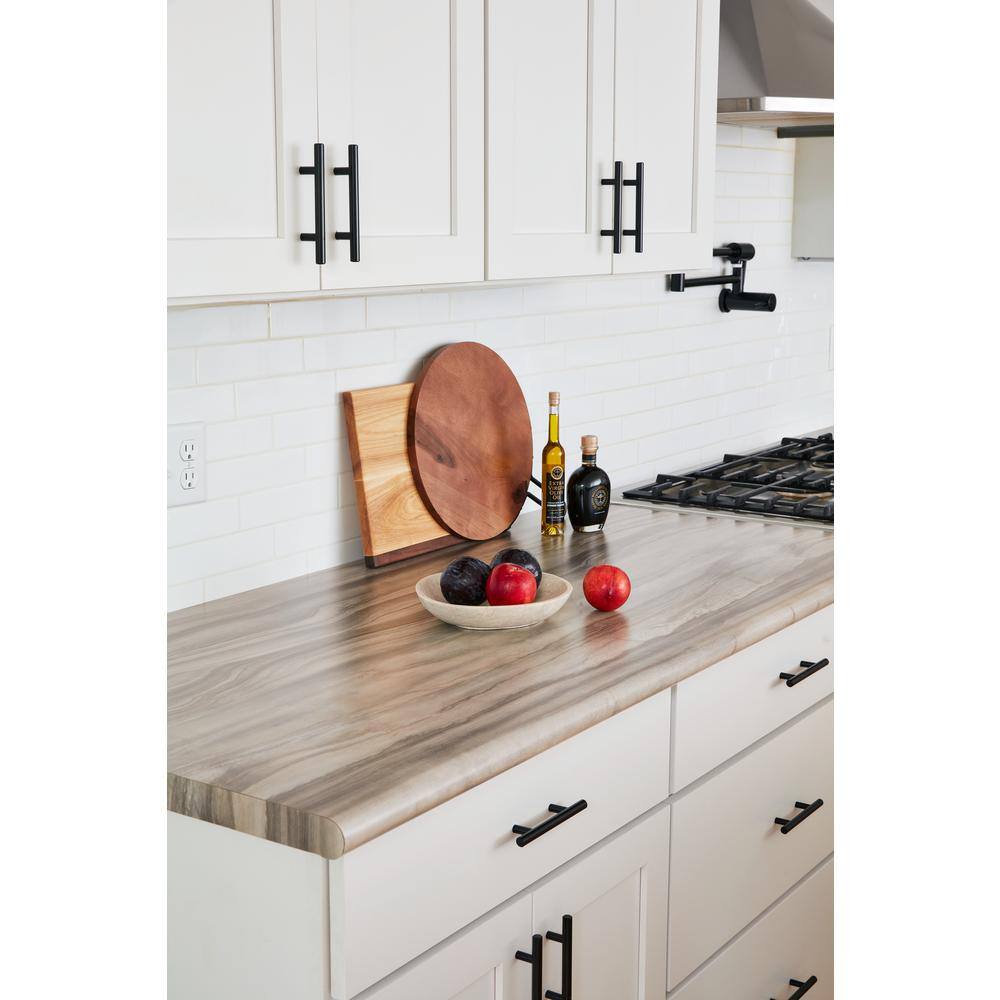 5 ft. x 12 ft. Laminate Sheet in 180fx Woodland Marble with SatinTouch Finish - Hercitys