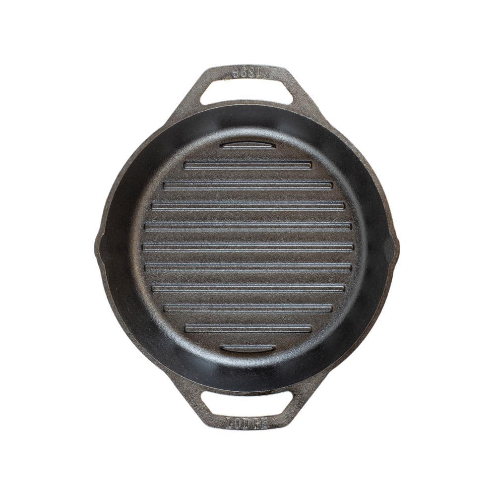 10.25 in. Dual Handle Cast Iron Grill Pan - Hercitys