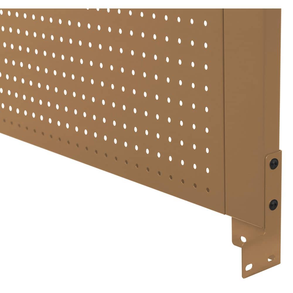 46 in. Gloss Tan Steel Pegboard Attachment - Hercitys