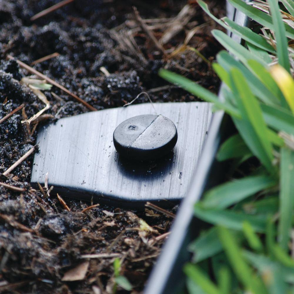 40 ft. L x 1.7 in. H x 2.38 in. W Black Plastic Heavy-Duty No-Dig Edging Kit - Hercitys