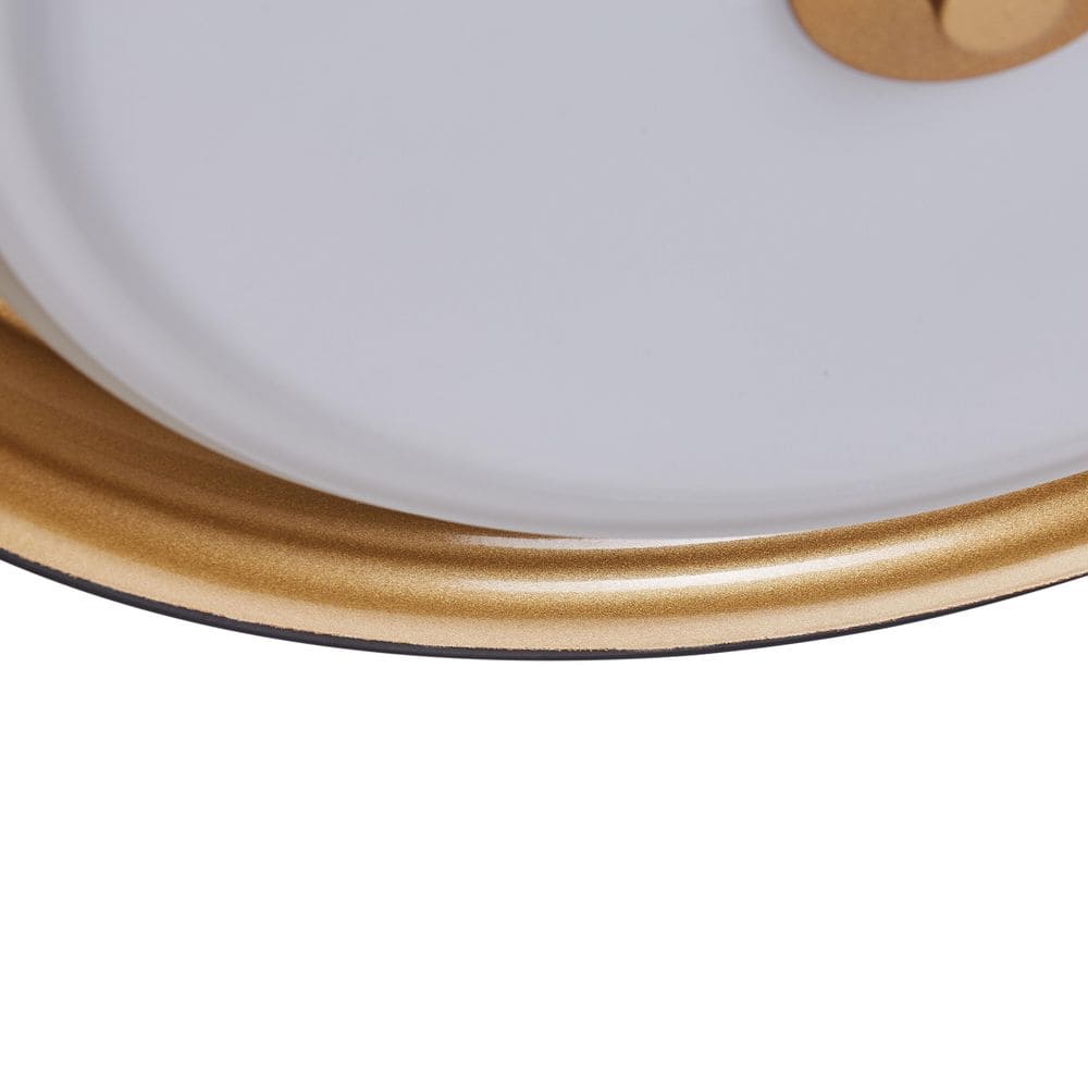 13.2 in. 2-Light Black Flush Mount Ceiling Light with Drum White Glass Shade - Hercitys