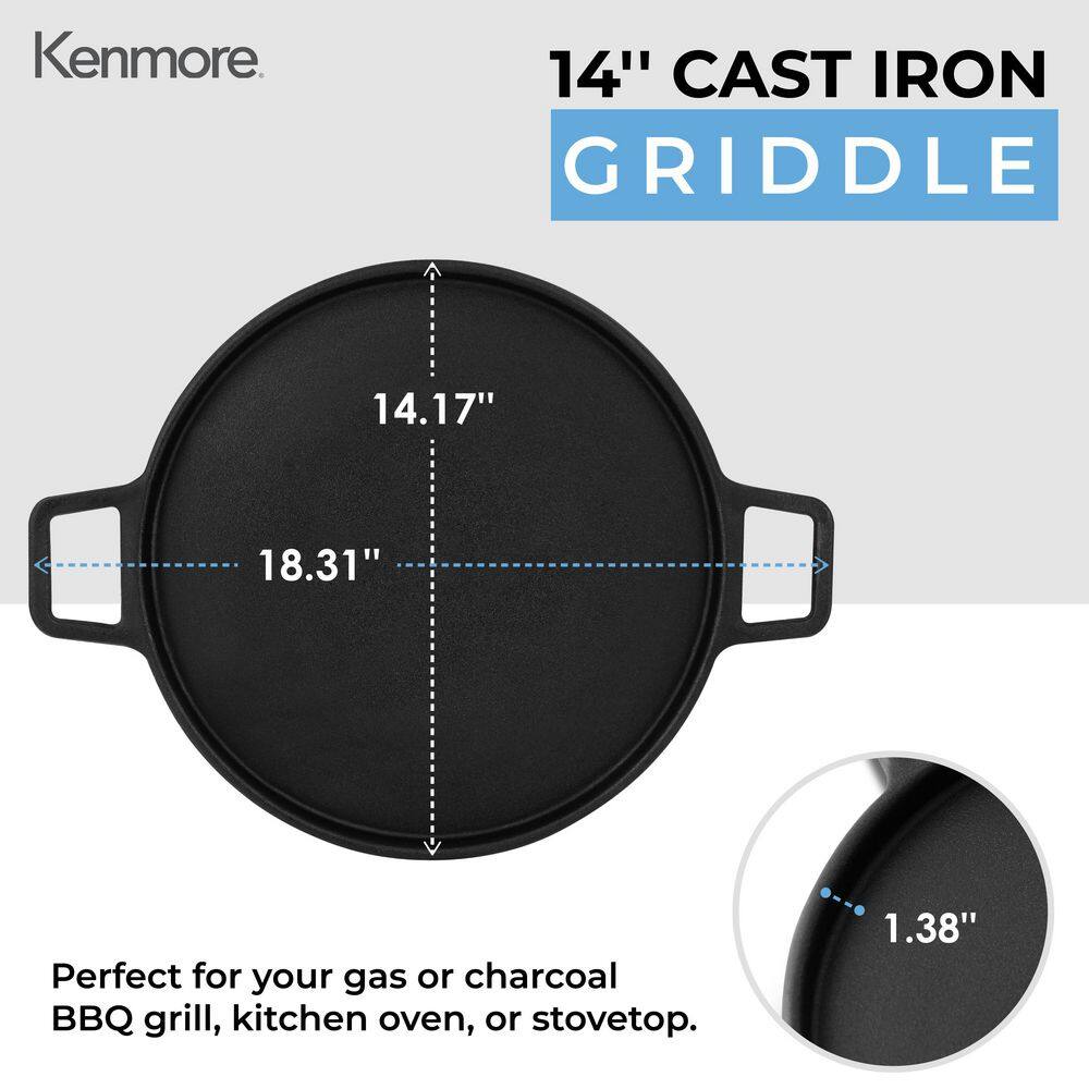 14 in. Cast Iron Pizza Pan - Hercitys