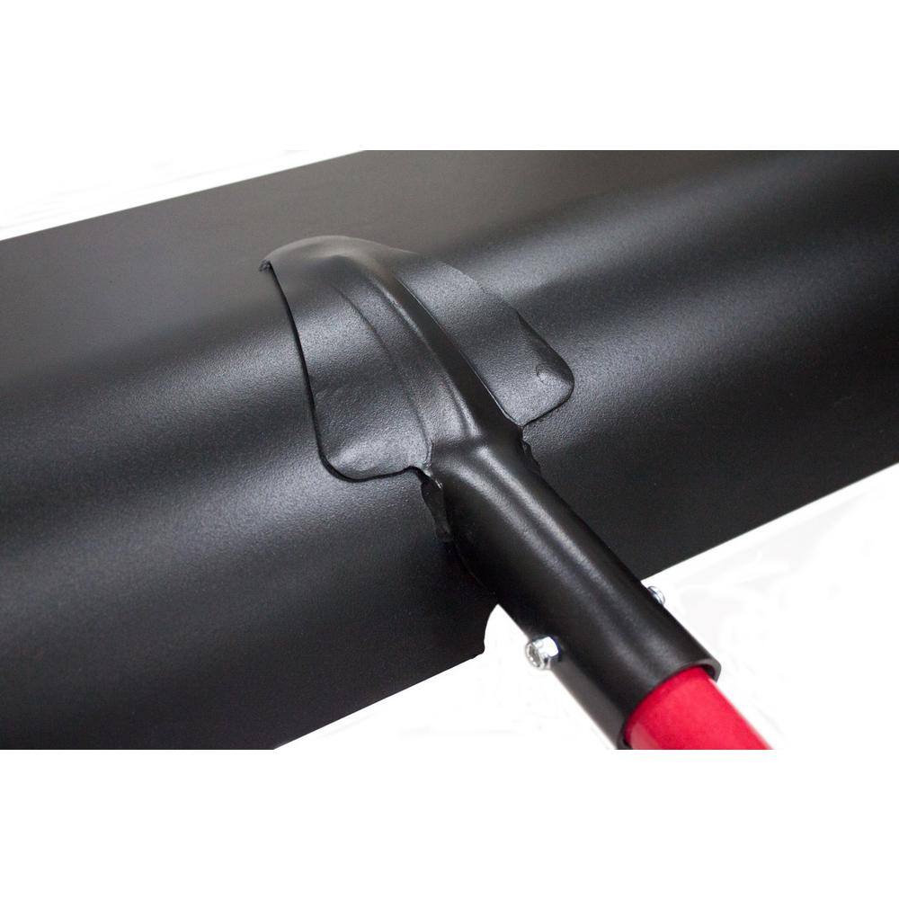 30 in. Steel Snow Pusher with Fiberglass Long Handle - Hercitys