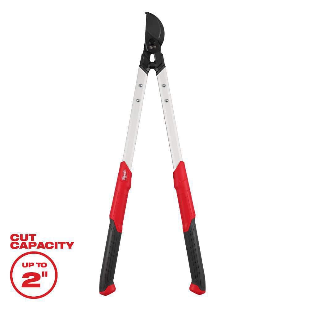 2 in. Cut Capacity High Carbon Steel Blade, 32 in. Bypass Lopper with Dual-Position Grips - Hercitys
