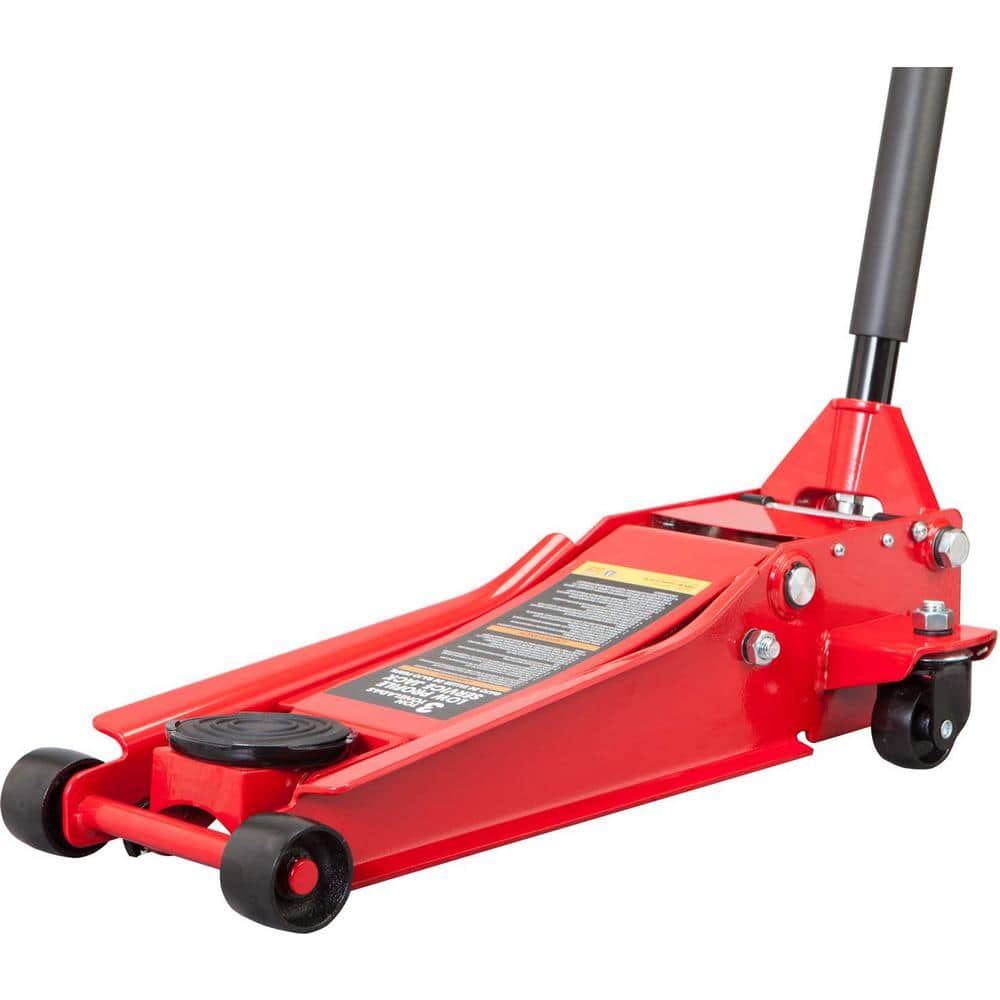 3-Ton Low-Profile Floor Jack with Dual Piston Speedy Lift - Hercitys