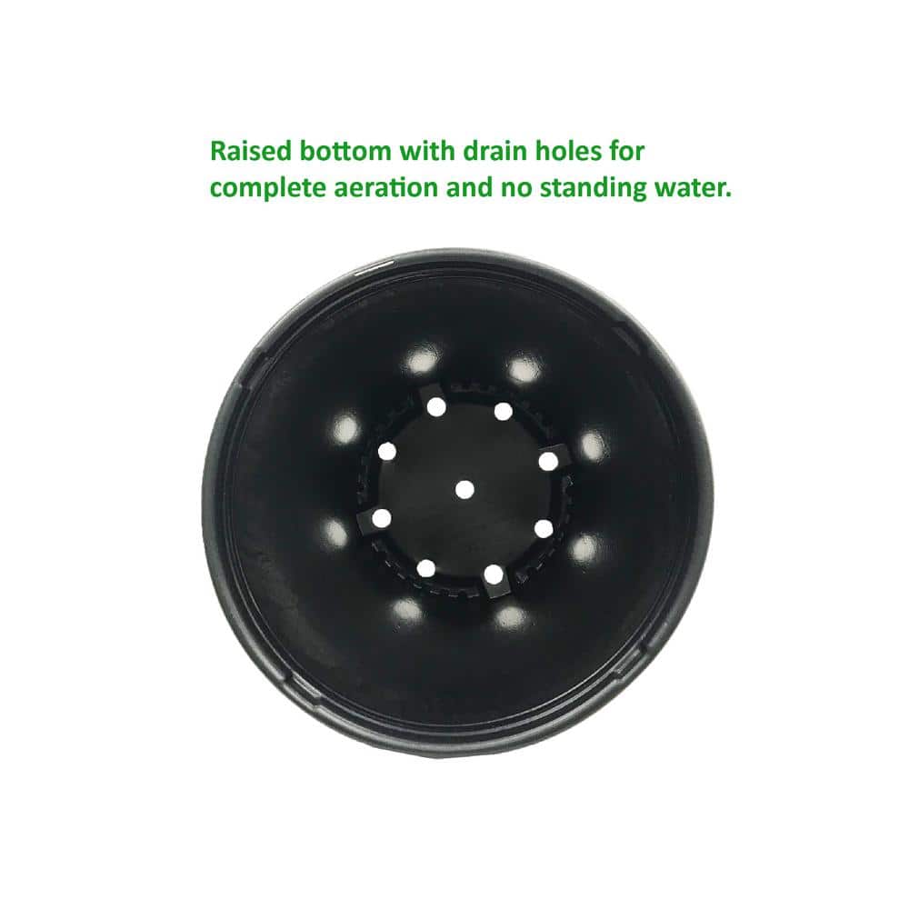 5 Gal. Nursery Pots 4.02 Gal/15.22 l/924 cu in. (6-Pack) - Hercitys