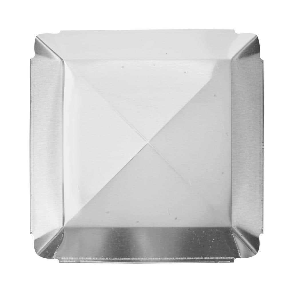 14 in. Round Bolt-On Single Flue Chimney Cap in Stainless Steel - Hercitys