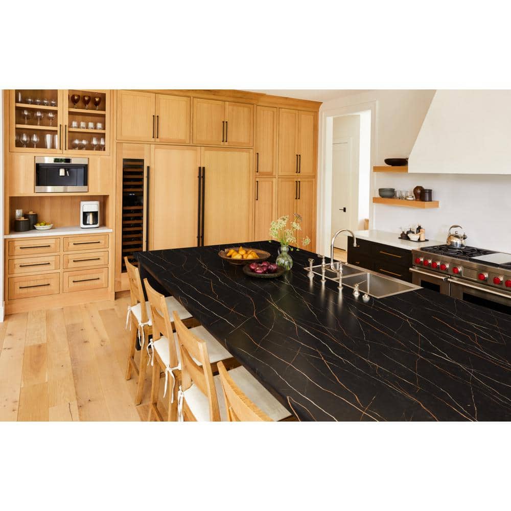 5 ft. x 12 ft. Laminate Sheet in 180fx Sahara Noir with Artisan Finish - Hercitys