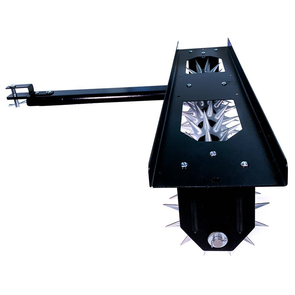 40 in. Tow-Behind Spike Aerator with with 3D Steel Tines for Lawn Tractors and Zero-Turn Mowers - Hercitys