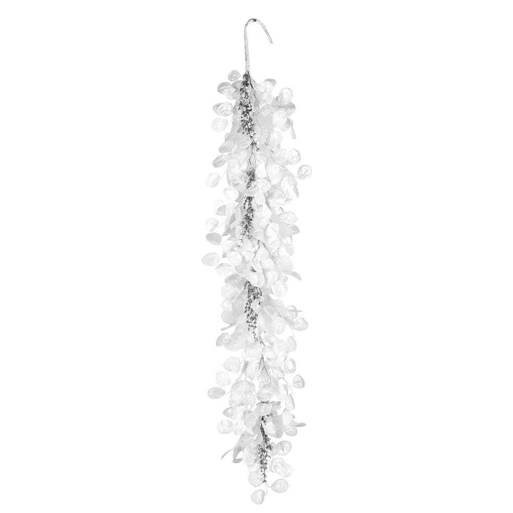 4 ft. Winter Frost White Artificial Christmas Garland - Hercitys