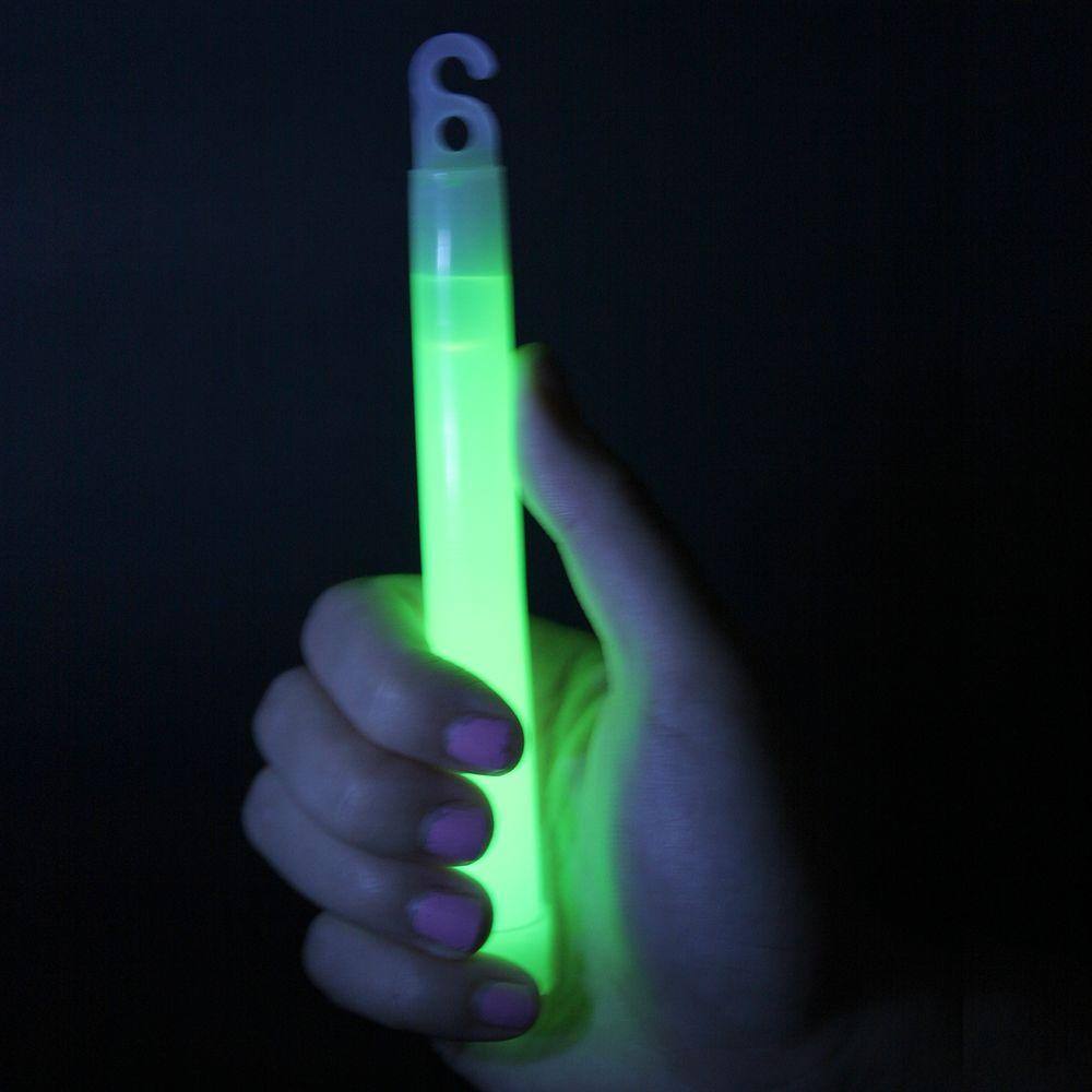 12-Hour Safety Light Stick, Green (48-Pack) - Hercitys