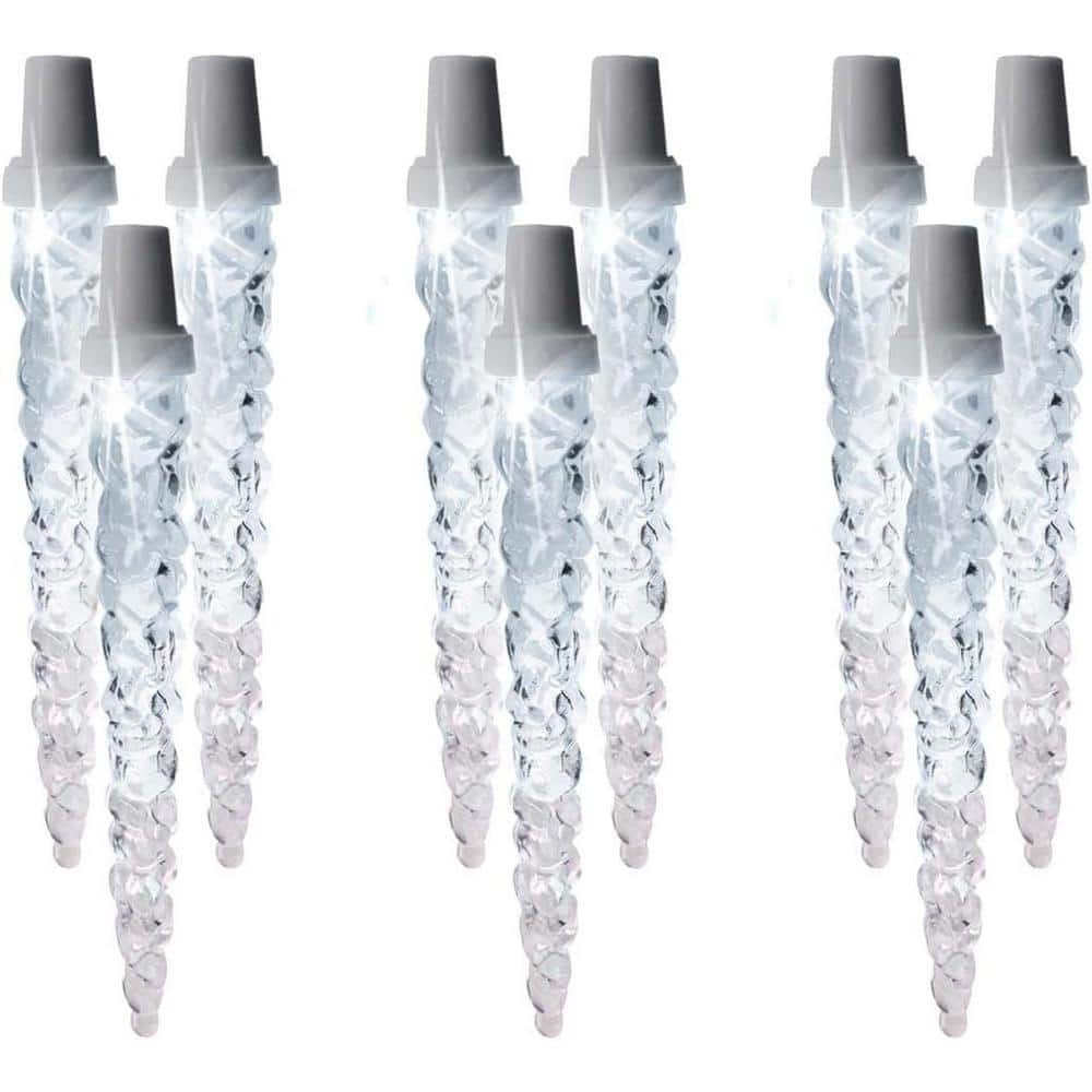 4.6 in. 15-Light Ice Shaped LED Crystal White-Light Show - Hercitys