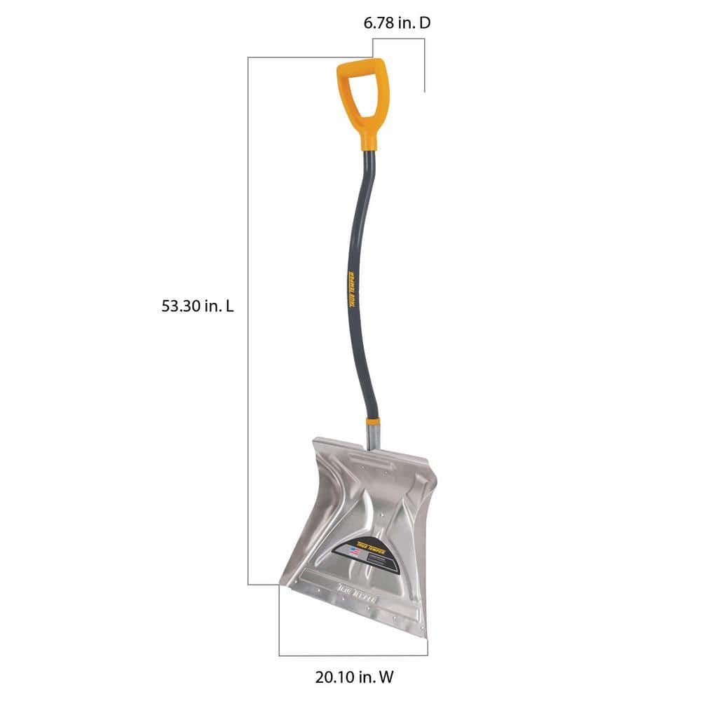 20 in. Aluminum Combo Blade Snow Shovel - Hercitys