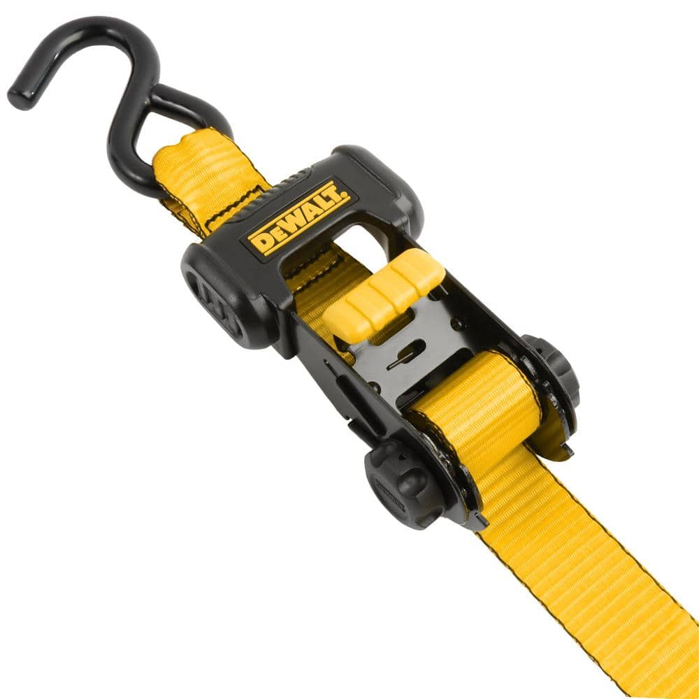 1.25 in. x 16 ft. Ratchet Tie-Down Straps 3000 lbs. Break Strength (4-Pack) - Hercitys
