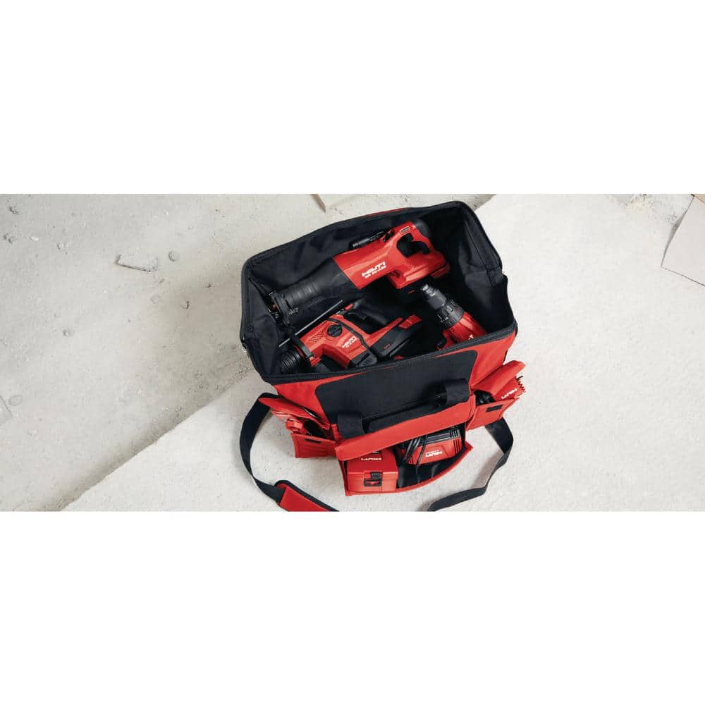 14.2 in. Large Soft Tool Bag in Red - Hercitys