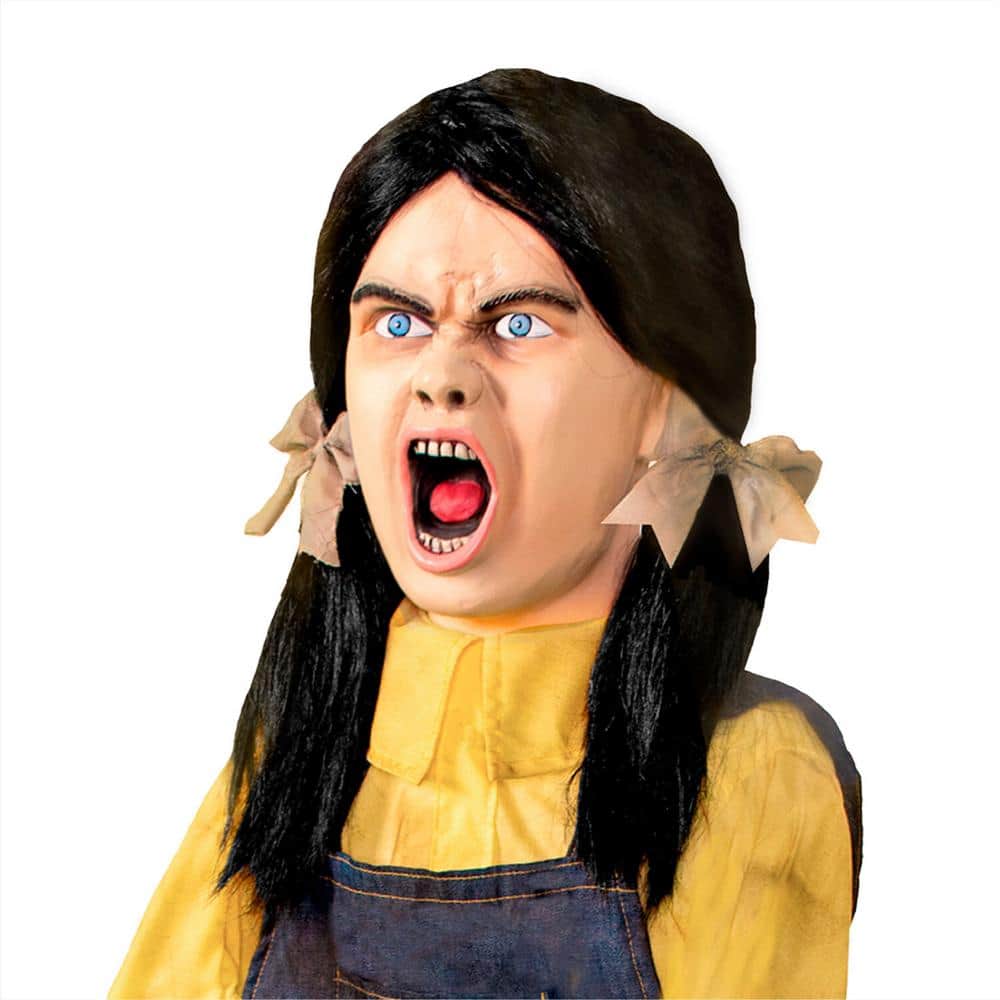 4 ft. Axe Me Something by Tekky, Premium Halloween Animatronic - Hercitys