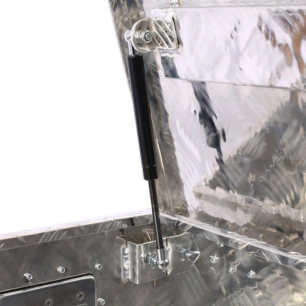 21 Gal. Silver Aluminum Deck Box - Hercitys