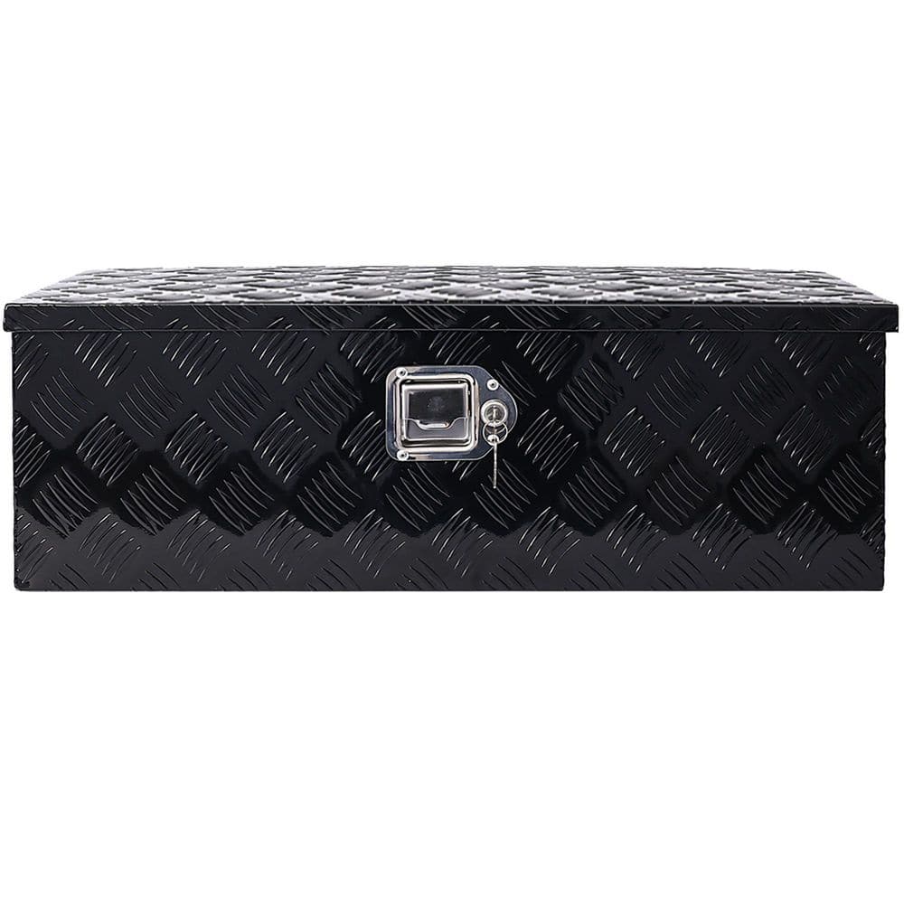 16 Gal. Black Aluminum Deck Box - Hercitys