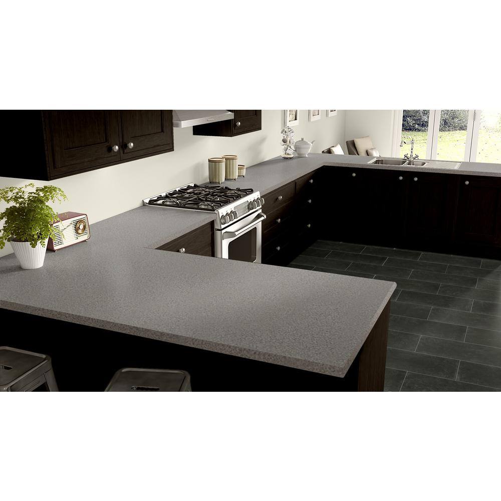 4 ft. x 8 ft. Laminate Sheet in White Nebula with Matte Finish - Hercitys