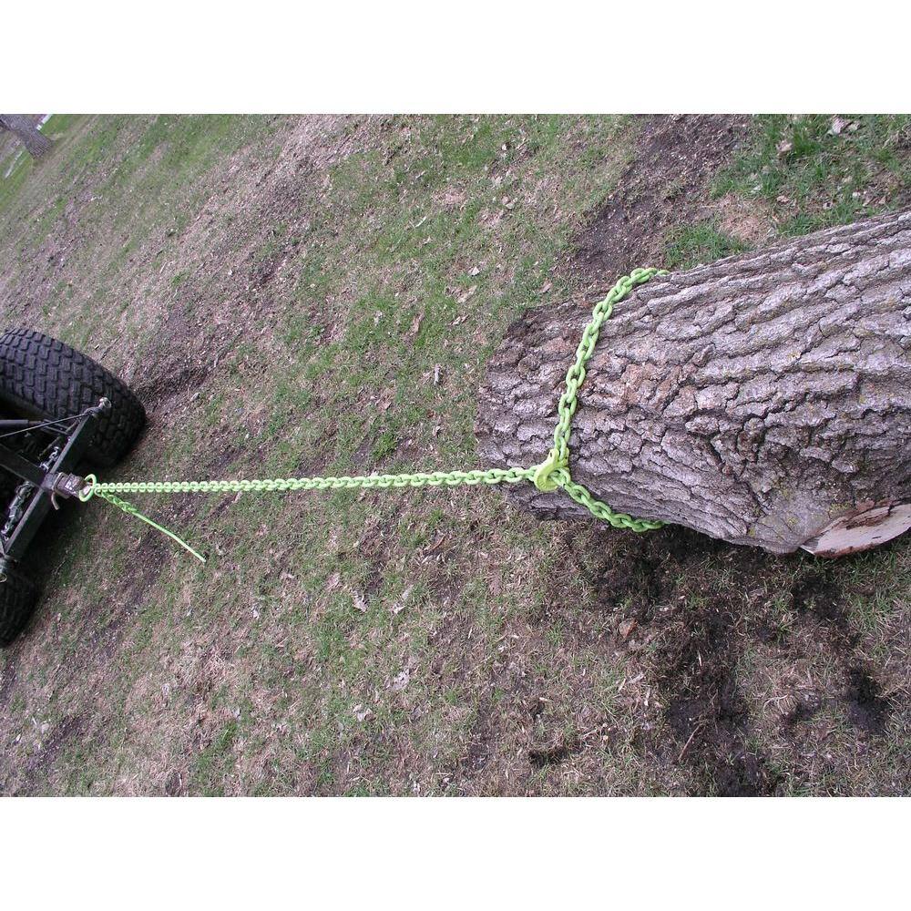 15 ft. Choker Chain Log Puller for ATVs and UTVs and Lawn Tractors - Hercitys