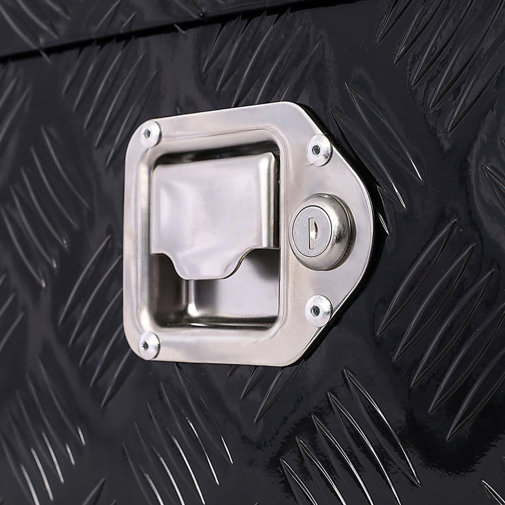 16 Gal. Black Aluminum Deck Box - Hercitys