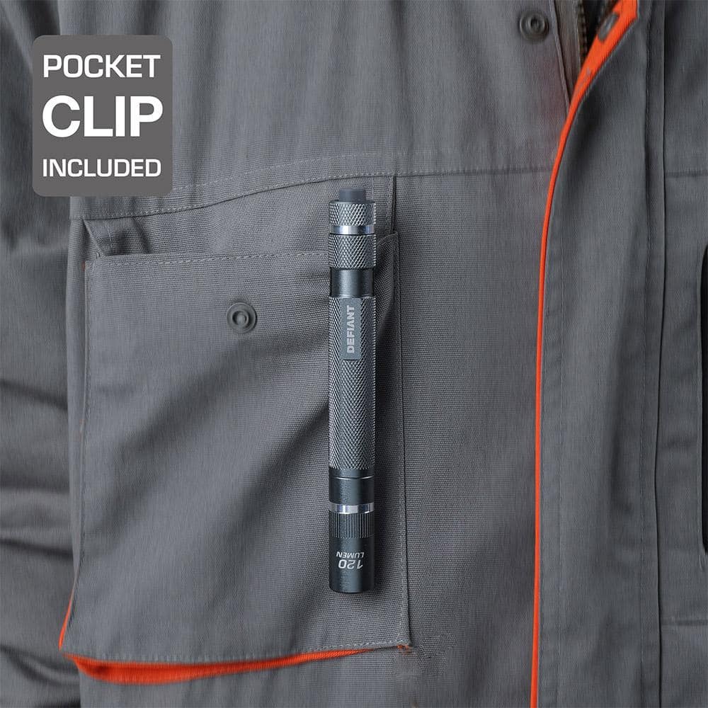 120 Lumens Aluminum Pen Light with UV Function - Hercitys