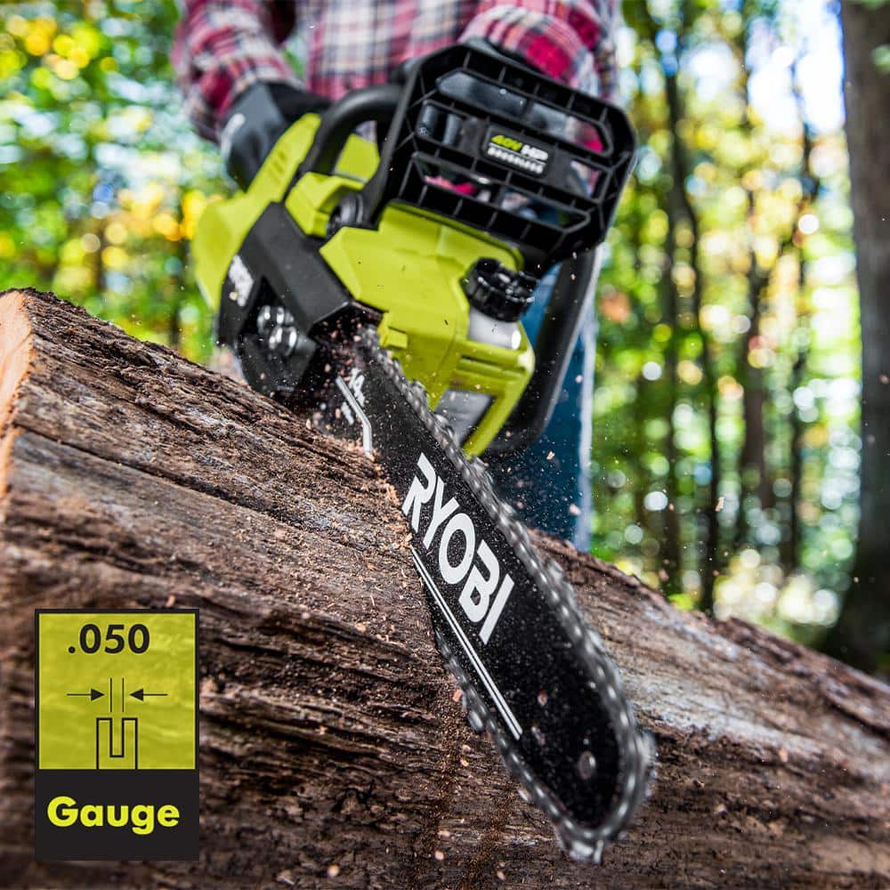 14 in. 0.050-Gauge Replacement Full Complement Standard Chainsaw Chain, 52 Links (4-Pack) - Hercitys