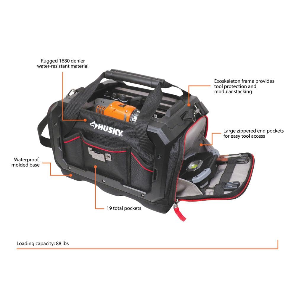 16 in. Stack Tool Tote - Hercitys