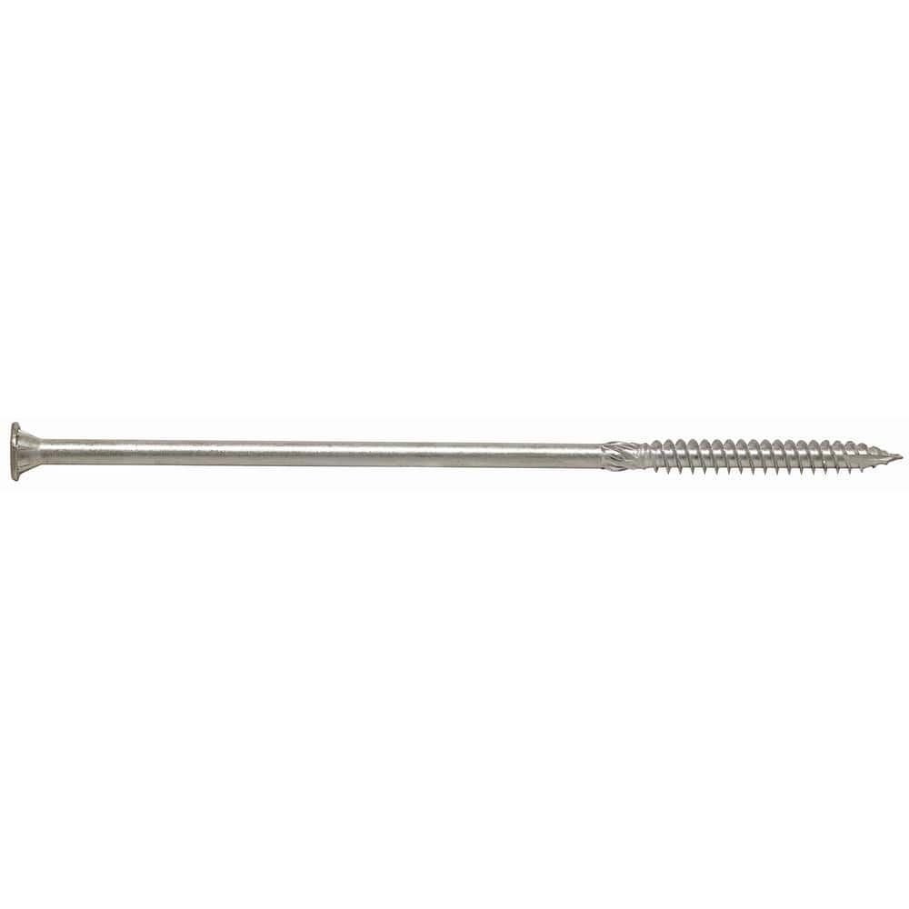 3/8 in. x 10 in. Star Drive Wafer Head Structural 316 Stainless Steel Screw (20-Piece) - Hercitys