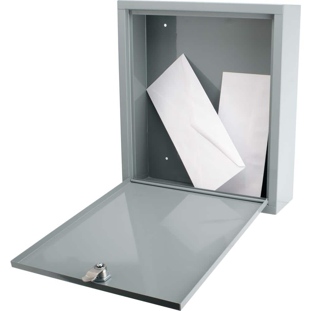 0.3 cu. ft. Steel Large Multi-Purpose Safe Drop Box, Gray - Hercitys