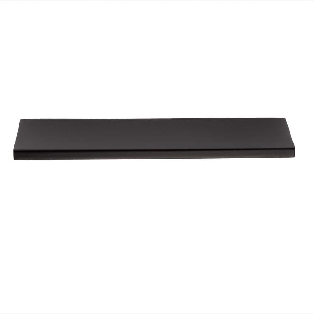 10-Pack Ethan 4 in. (102 mm) Center-to-Center Matte Black Edge Drawer Pull - Hercitys