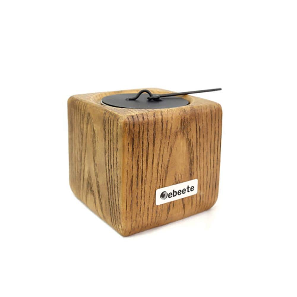 4.5 in. H x 4.7 in. W Cube Portable Ventless Ethanol Tabletop Fire Pit, Indoor and Outdoor Mini Fireplace, Include Wick - Hercitys