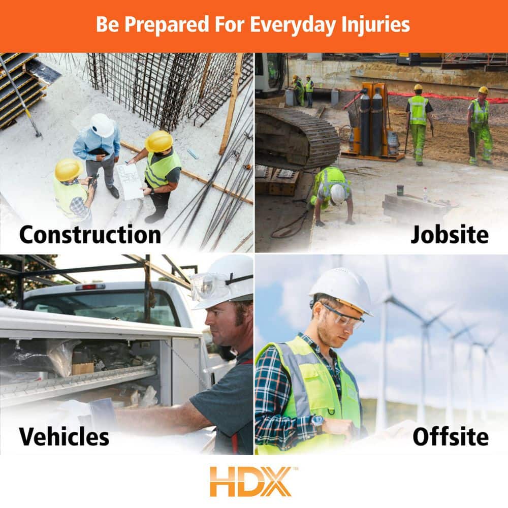 260-Piece OSHA Plastic First Aid Kit - Hercitys