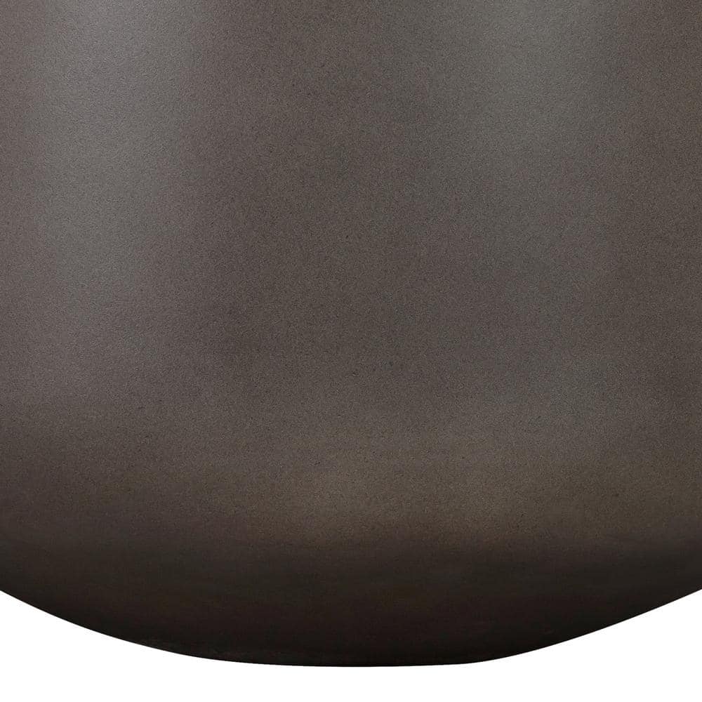 11 in. Tall Amethyst Concrete Indoor or Outdoor Planter in Grey - Hercitys