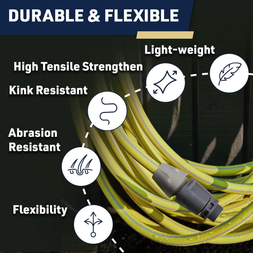 0.375 in x 100 ft. Garden Hose - Hercitys