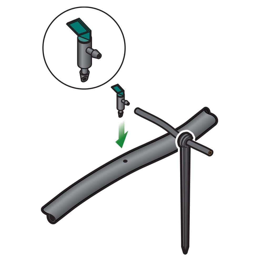 2 GPH Flag Dripper (100-Pack) - Hercitys