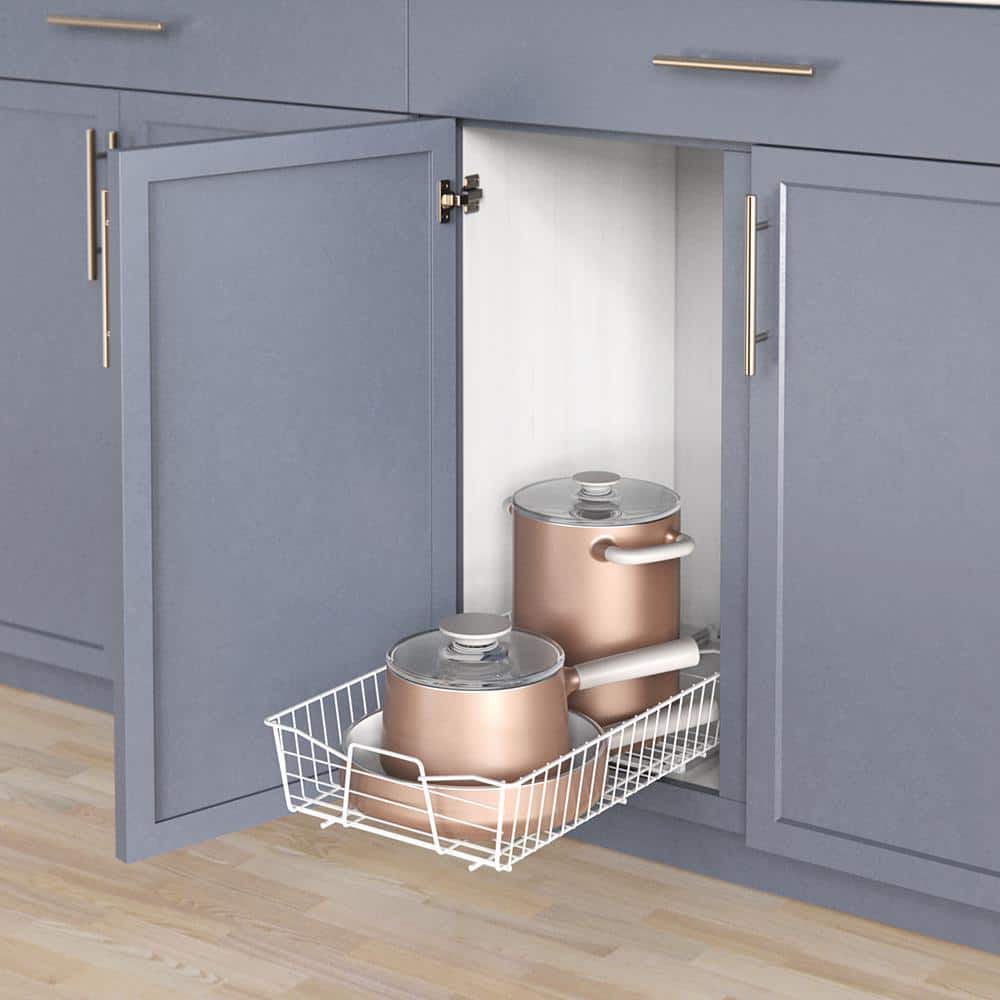 13.5 in. x 20 in. x 5.25 in. Sliding Cabinet Organizer - Hercitys