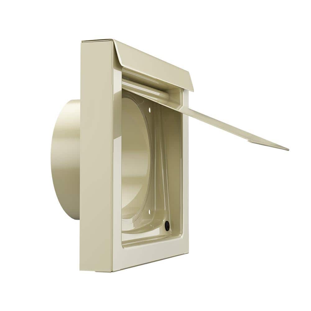 4 in. Powder Coated Steel Tan Dryer Vent - Hercitys